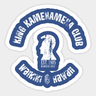 King Kamehame Club Sticker
